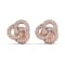10k Rose Gold 0.19ctw Diamond Womens Love Knot Stud Earrings ( H-I
Color, I2 Clarity )