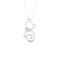 Sterling Silver Diamond Cat Pendant With 18 Inch Chain (H-I Color, I2
Clarity)(1/22 ctw)