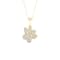 10K Yellow Gold Diamond Dog Paw Print Pendant Rope Chain Necklace for
Women 18inch (1/8Ct/ I2,H-I)