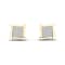 10k Yellow Gold 1/4ctw Round Diamond Womens Square Stud Earrings ( H-I
Color, I2 Clarity )