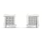 10k White Gold Round Diamond Womens Stud Earrings ( H-I Color, I2
Clarity )