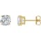 14K Yellow Gold 1 1/2ctw Lab-Grown Diamond Stud Earrings