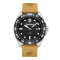 Timberland Carrigan Collection Men's Watch with Tan Leather Strap
