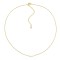 Baroque Pearl Chain Necklace (Gold Vermeil)