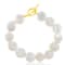 Baroque Pearl Disc Bracelet (Gold Vermeil)