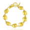 Molten Nugget Bracelet (Gold Vermeil)