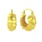 Foil Hoops (Gold Vermeil)
