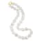Baroque Pearl Disc Necklace (Gold Vermeil)