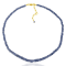 Rondelle Tanzanite Beaded Necklace