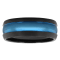 Tungsten Comfort™ Tungsten Black and Blue Ion Plated Band