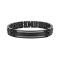 1/10CTW Black Diamond & Black IP Stainless Steel Bracelet