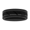 Tungsten 8MM Grooved Comfort-Fit Band in Black