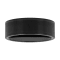 Tungsten 8mm Black Ion Plated Brushed Center Band