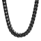 Stainless Steel Two-Tone 8MM Franco Curb Chain Necklace