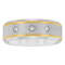 Tungsten Comfort™ 1/10CTW Diamond Tungsten 8MM with Yellow Stripe Band