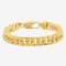Stainless Steel Yellow Ion Plated Curb Bracelet