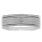 Tungsten Comfort™ 8MM Tungsten Satin Grooved Band