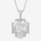 Stainless Steel Jesus Head Cross Pendant