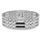 1/4CTW Diamond Stainless Steel Link Bracelet