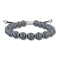 Hematite Bead & Stainless Steel Bolo Bracelet