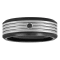 Tungsten Comfort™ .05CTW Diamond Tungsten 8MM Black Ion Plated Striped Band