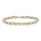 Stainless Steel Two-Tone Panther Link Bracelet