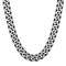 Stainless Steel 9.5MM Franco Curb Link Chain Necklace