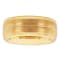 Tungsten Comfort™ Tungsten Yellow Ion Plated Grooved Band