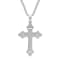 Stainless Steel Stacked Cross Pendant