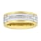 Tungsten Comfort™ 1/10CTW Diamond Tungsten Yellow Ion Plated Band