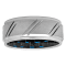 Tungsten Comfort™ Tungsten Black & Blue Carbon Fiber Band