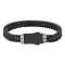 Black Stainless Steel Double Franco Link Bracelet