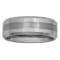 Tungsten Comfort™ Tungsten 8MM Satin Center Band