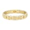 1/10CTW Diamond & Yellow IP Stainless Steel Bracelet