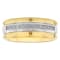 1/8CTW Diamond Yellow IP Tungsten Band