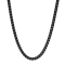 Stainless Steel 3MM Black IP Franco Link Chain