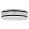 0.07CTW Diamond Cobalt with Black Resin Band