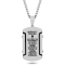 Stainless Steel Serenity Prayer Dog Tag Pendant