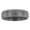 Tantalum 6MM Brushed Finish Domed Edge Band