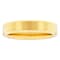 Gold-Tone Tungsten 6MM Beveled Edge Band