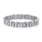 Stainless Steel Diamond Bracelet .10ctw