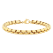 Stainless Steel Yellow Ion Plated Box Bracelet