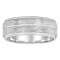 Tungsten Comfort™ Tungsten Hammered Double Row Band