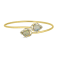 Opal Bypass Bangle Bracelet