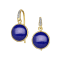Chakra Lapis Lazuli and Diamond Earrings