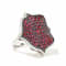Ruby & Diamond Lotus Pave Ring