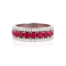 Ruby & Diamond Eternity Band