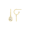 J'ADMIRE Sterling Silver Zodiac Drop Earrings
