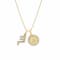 J'ADMIRE 14K Yellow Gold Over Sterling Silver Scorpio Zodiac Pendant Set Necklace