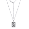 J'ADMIRE Platinum 950 Over Sterling Silver Tarot Card The Magician
Pendant Necklace